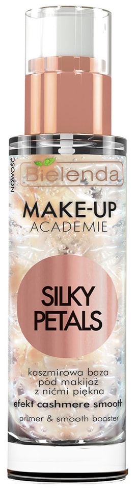 База под макияж Bielenda Make-up Academie Silky Petals кашемировая с косметическими нитями 30г