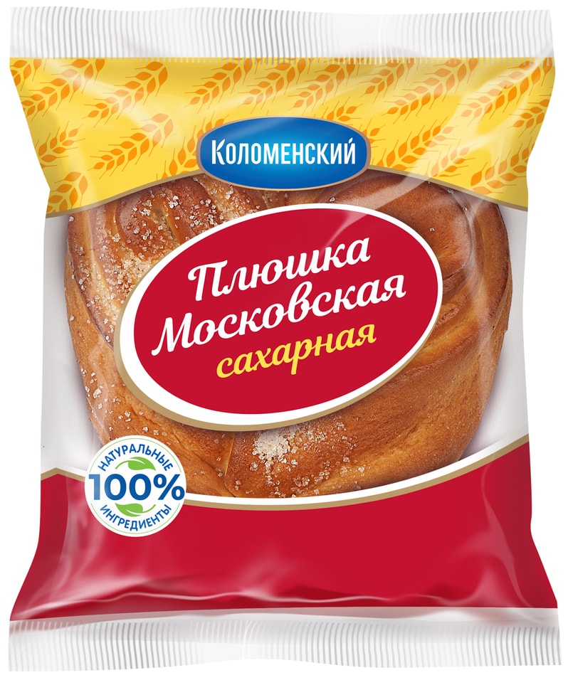 Плюшка Коломенский Московская сахарная 150г