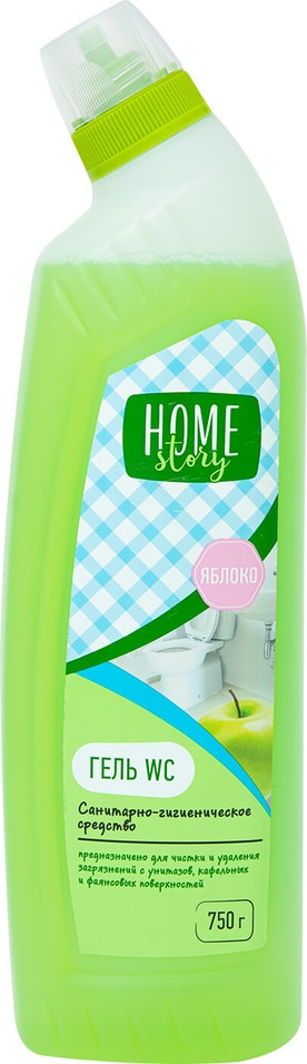 Средство для чистки унитаза Home Story WC Яблоко 750г