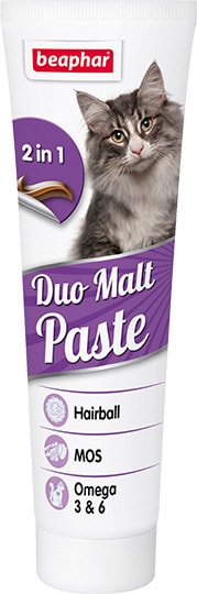 Паста для кошек Beaphar Duo Malt Paste для выведения шерсти из кишечника 100г