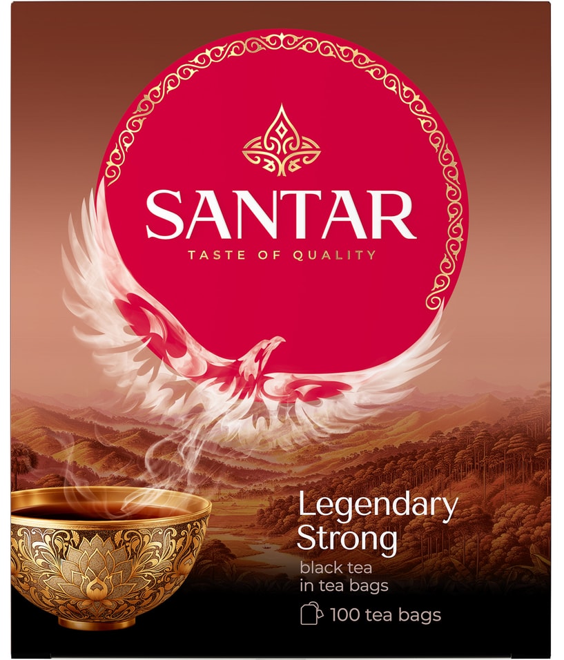 Чай черный Santar Legendary Strong 10015гс доставкой 310₽