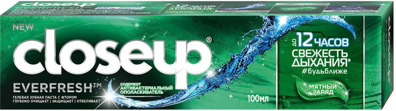 Зубная паста Closeup Everfresh Мятный Заряд 100мл от Vprok.ru