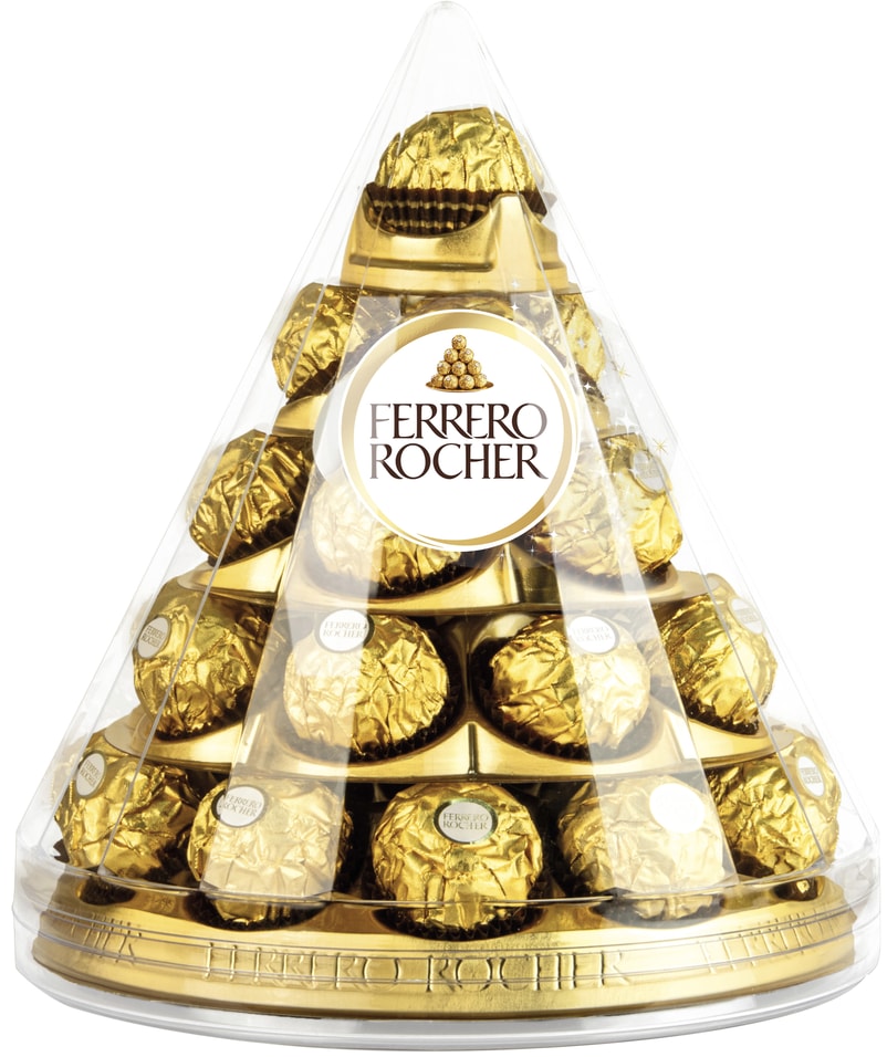 Конфеты Ferrero Rocher хрустящие из молочного шоколада 350г 1689₽