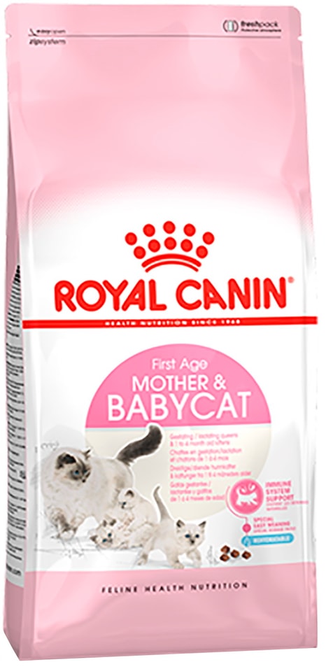 Сухой корм для кошек Royal Canin Mother&Babycat для беременных кормящих кошек и котят до 4-х мес 2кг