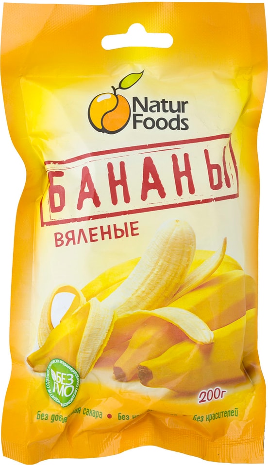 Бананы Naturfoods вяленые 200г от Vprok.ru