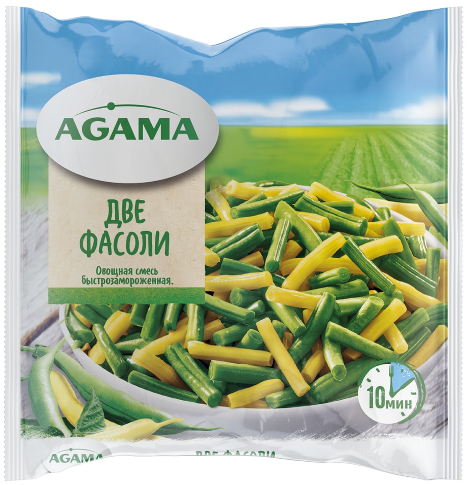 Смесь овощная Agama Две фасоли 400г. Доставим до двери!