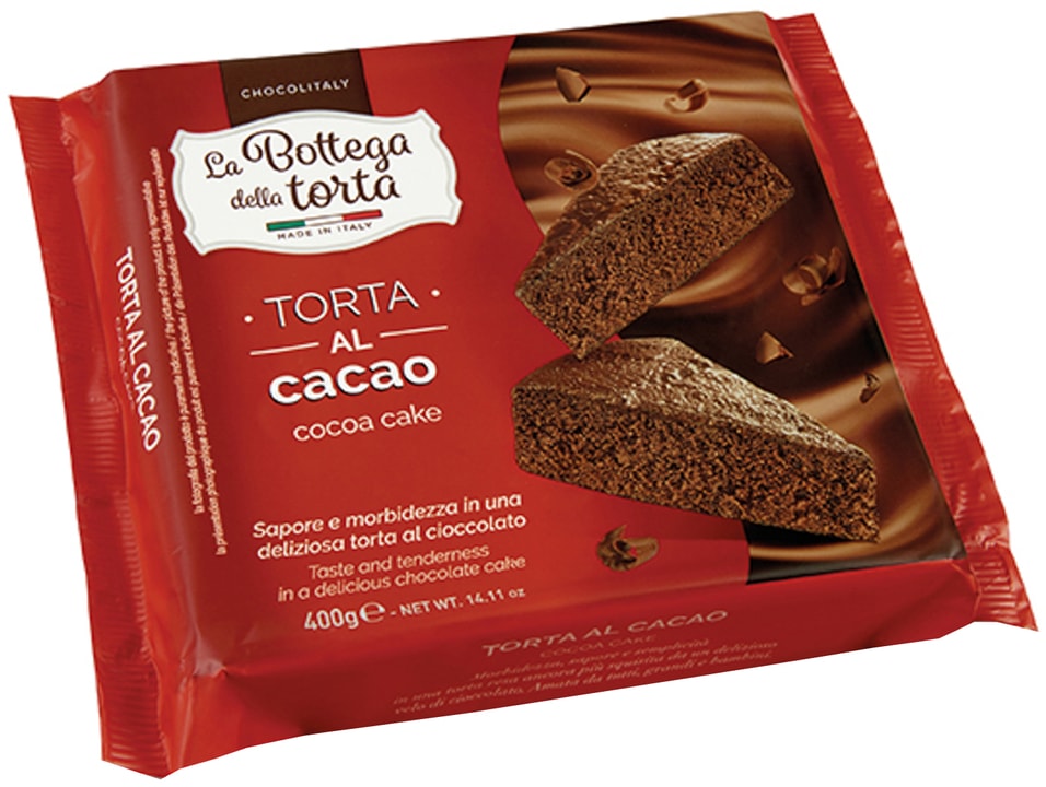 Торт La Bottega Della Torta Какао 400г. Закажите онлайн!