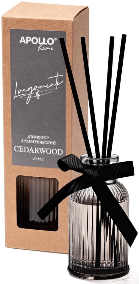 Диффузор ароматический APOLLO Largamente Cedarwood 40мл 459₽