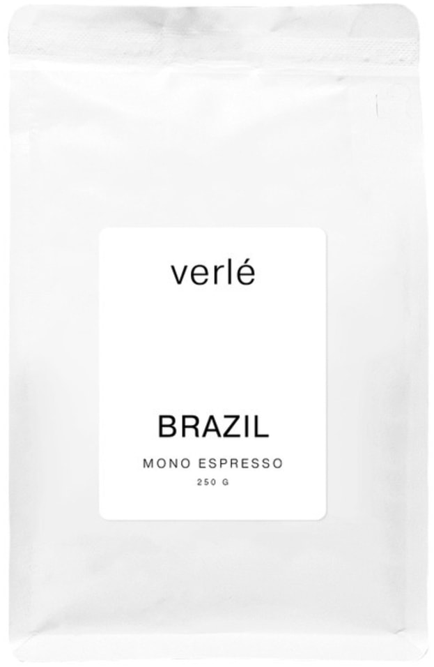 Кофе в зернах Verle Brasil Арабика 250гс доставкой!