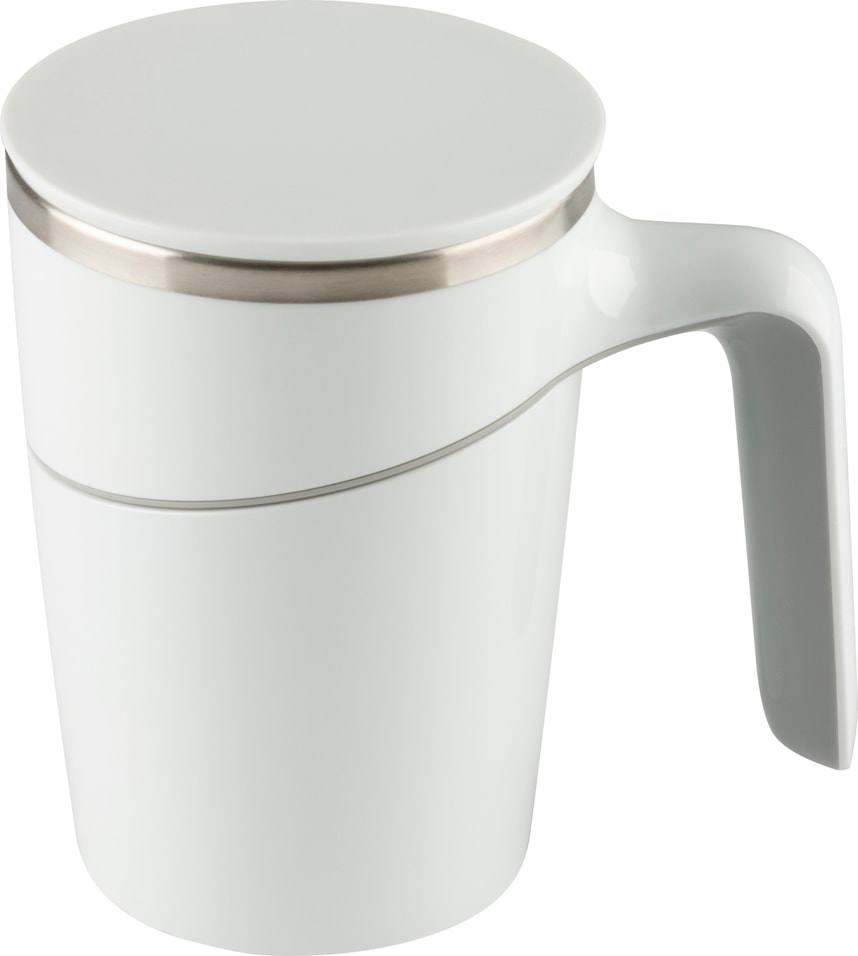 Термокружка-непроливайка Leonord Magnifik с присоской белая 470мл 808₽