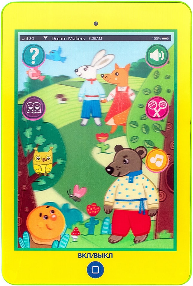 Игрушка развивающая Mommy Love Планшет Сказочник 29см