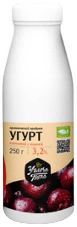 Продукт кисломолочный Углече Поле Угурт с вишней 3.2% 250г