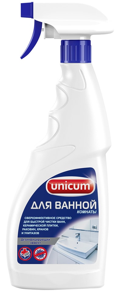 Средство для чистки ванной комнаты Unicum 500мл