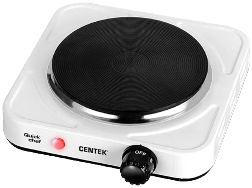 Плитка Centek CT-1506 электрическая белая 15.5см