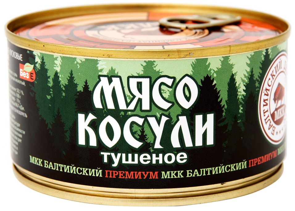 Мясо косули Балтийский деликатес тушеное 325г от Vprok.ru