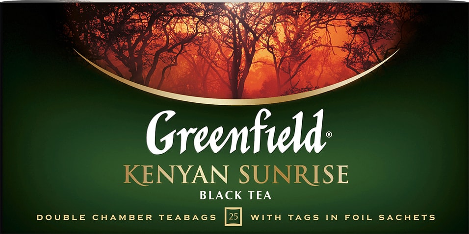 Чай черный Greenfield Kenyan Sunrise 25*2г