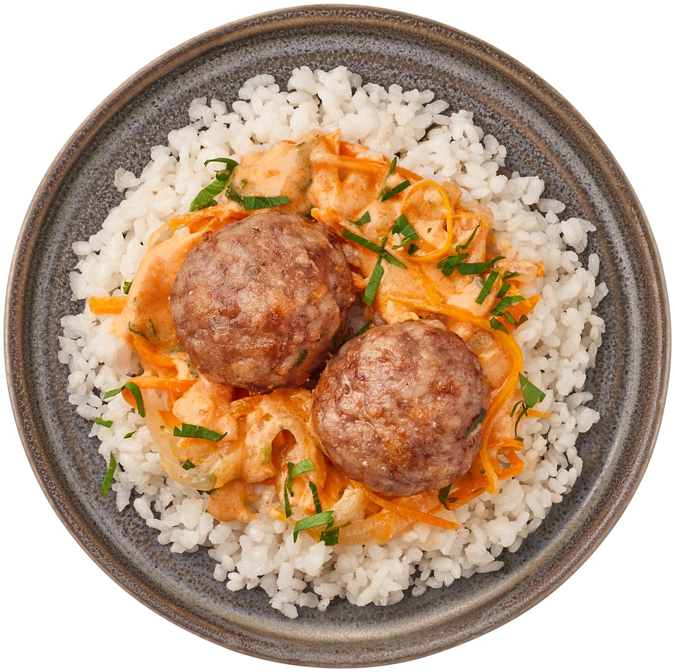 Ежики мясные Перекресток Select с рисом 280гс доставкой!