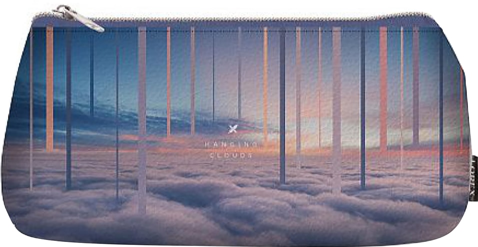 Пенал-косметичка Lorex Plane Style Hanging Clouds на молнии 4.5*10*21см