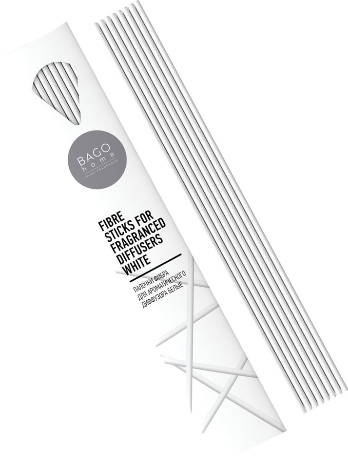 Палочки для ароматического диффузора Bago home фибра 20см 386₽