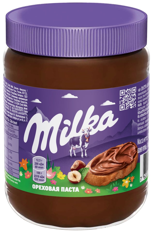 Паста ореховая Milka с добавлением какао 350г