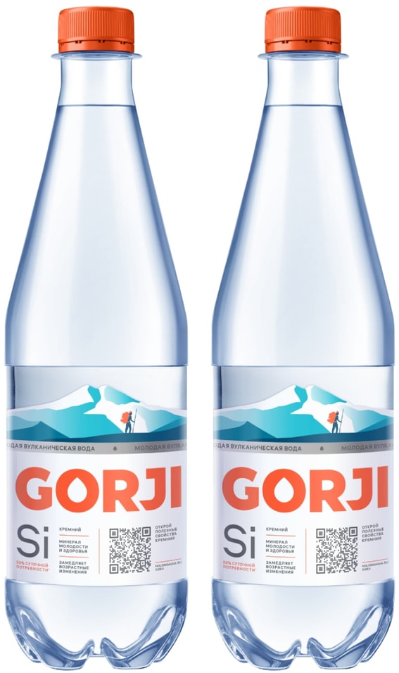 Вода Gorji минеральная лечебно-столовая газированная 500мл