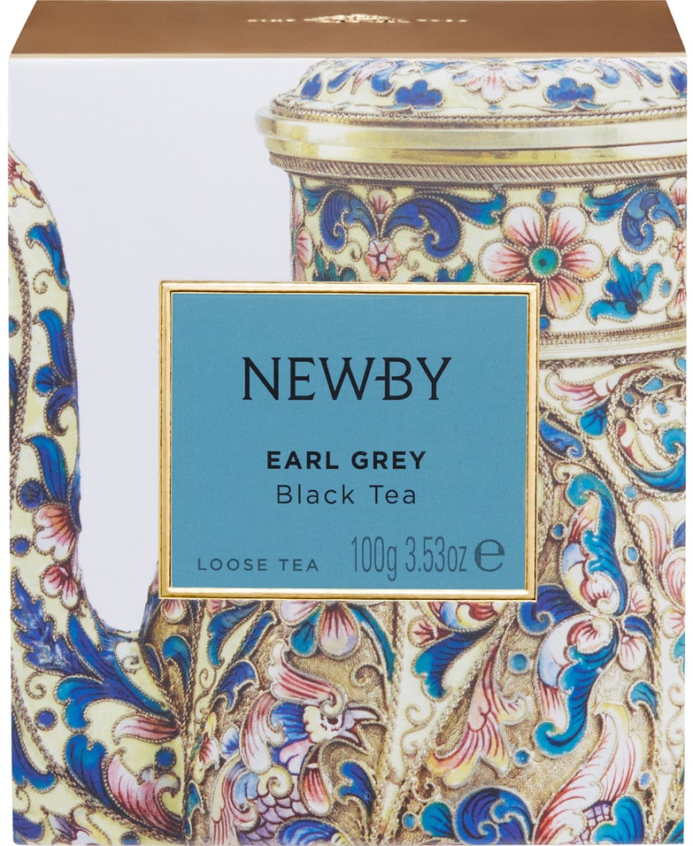 Чай черный Newby Эрл Грей 100г - Vprok.ru Перекрёсток