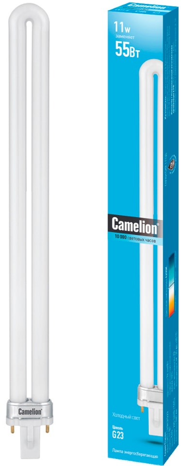 Лампа Camelion энергосберегающая LH11-U 842 G23 11Вт 4200К