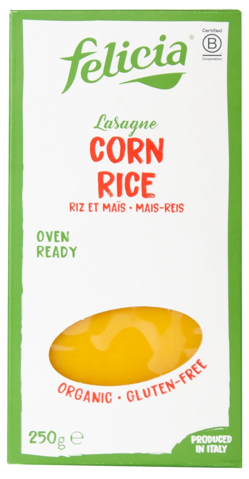 Макароны Felicia Lasagne corn and rice Лазанья 250г