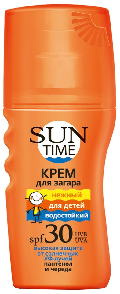 Крем для загара детский Sun Time Нежный SPF 30 150мл