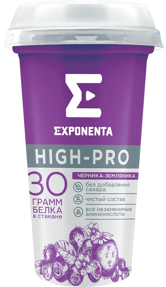 Напиток кисломолочный Exponenta High-Pro Натуральный 250г