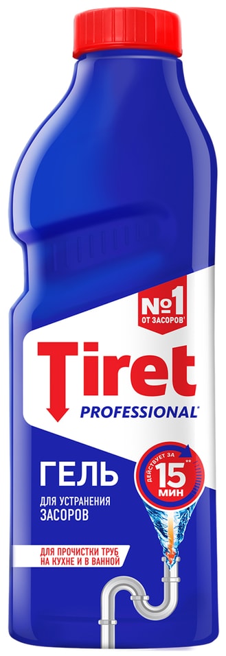 Гель для устранения и профилактики засоров Tiret Professional 1л 829₽