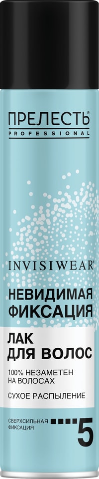 Лак для волос Прелесть Professional Invisiwear Невесомый Сверхсильная фиксация 300мл
