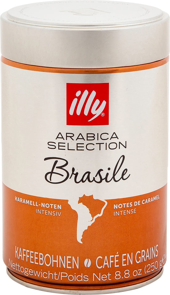 Кофе в зернах Illy Arabica Selection Brasile 250г от Vprok.ru
