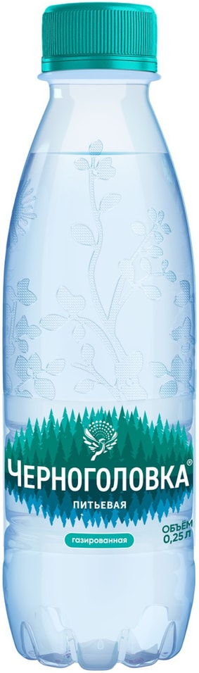 Вода Черноголовка питьевая газированная 250мл