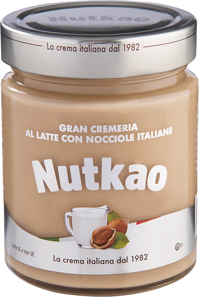 Паста Nutkao Молочная с лесным орехом 350г