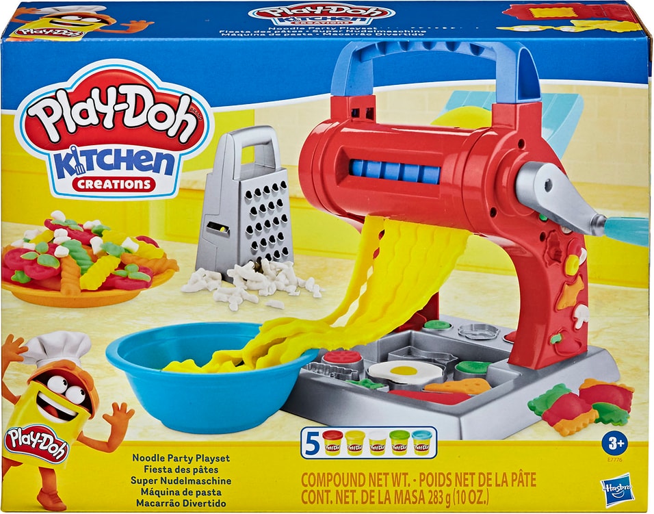 Набор игровой Play-Doh Масса для лепки Машинка для лапши