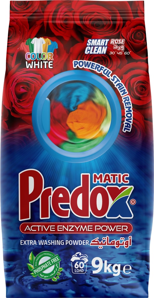 Стиральный порошок Predox Matic Роза 9кг