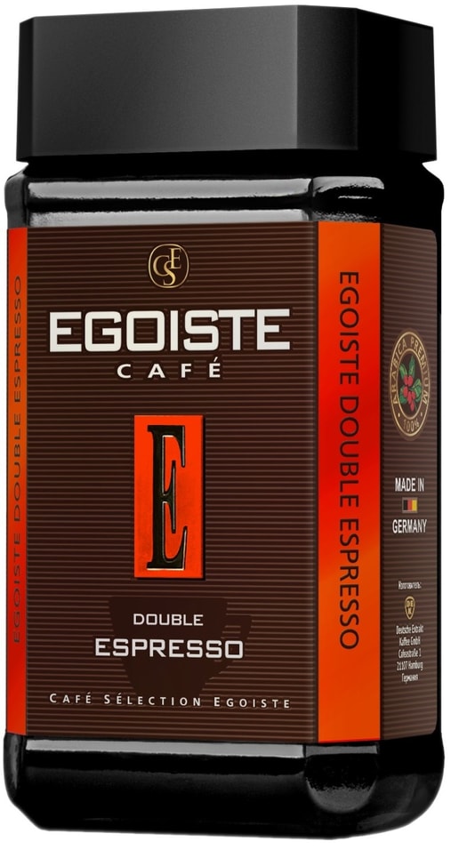 Кофе растворимый Egoiste Double Espresso 100г от Vprok.ru