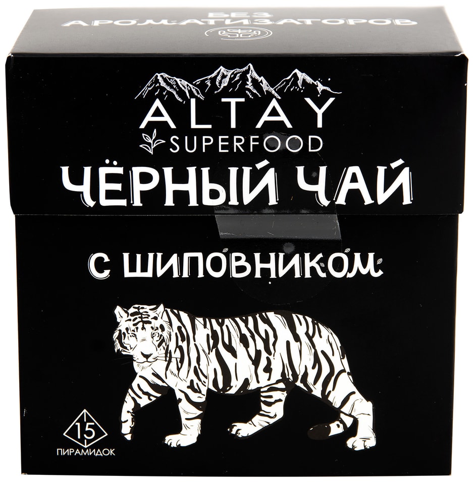 Чай черный Altay Superfood с шиповником 15*2г от Vprok.ru