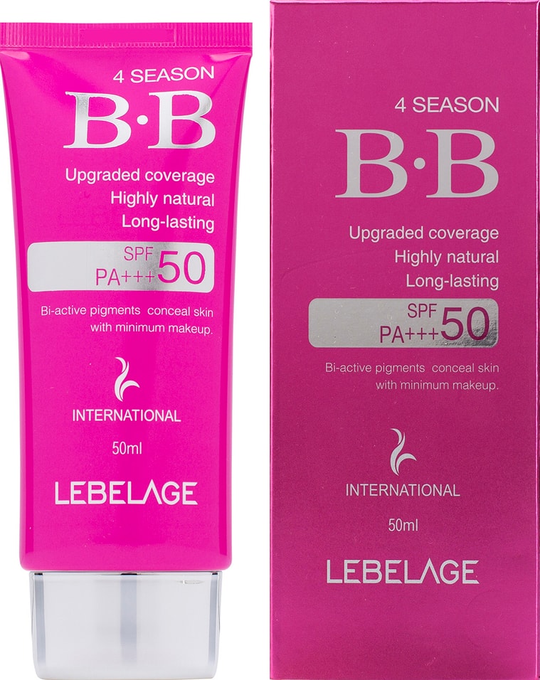 ВВ-крем для лица Lebelage солнцезащитный SPF50/PA+++ 50мл