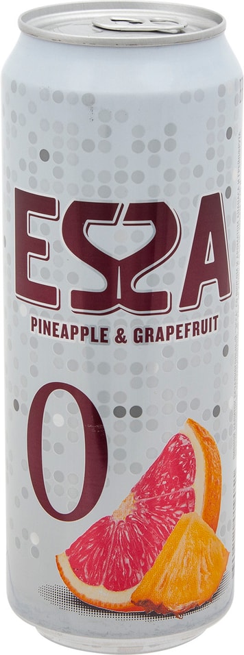 Напиток пивной Essa Pineapple & Grapefruit безалкогольный 0% 450мл
