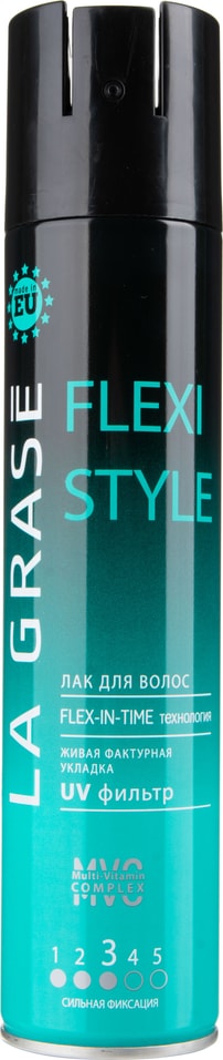 Лак для волос La Grase Flexi Style сильная фиксация 250мл