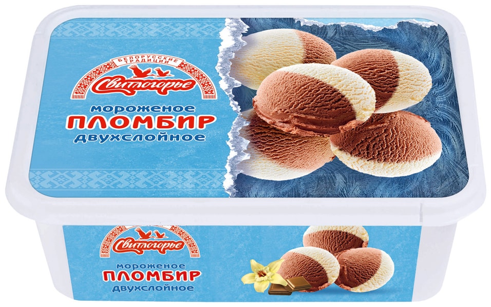 Отзывы о Мороженом Свитлогорье Пломбир двухслойный Ванильно-шоколадный 15% 500г