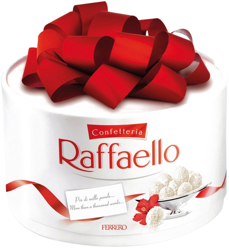Конфеты Raffaello с цельным миндальным орехом в кокосовой обсыпке 100г