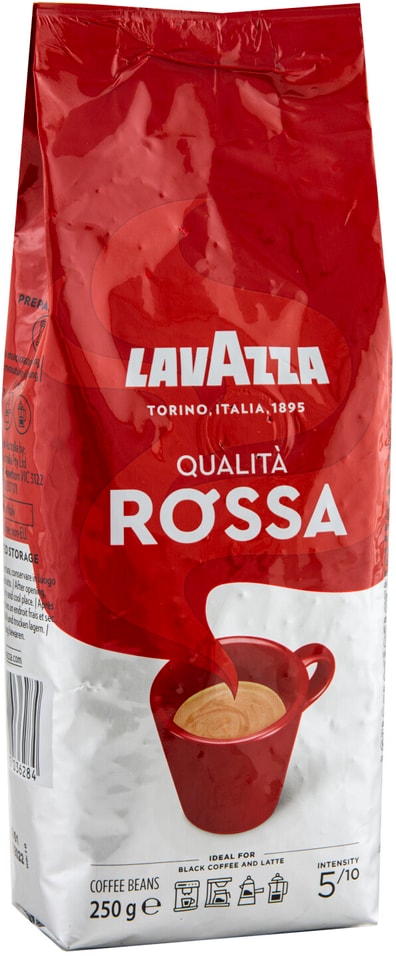 Кофе в зернах Lavazza Qualita Rossa 250г от Vprok.ru