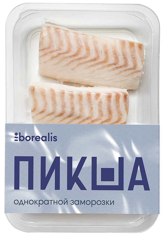 Пикша Borealis Атлантическая филе без кожи спинка замороженное 400г