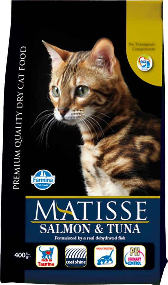 Сухой корм для кошек Farmina Matisse Лосось с тунцом 400г