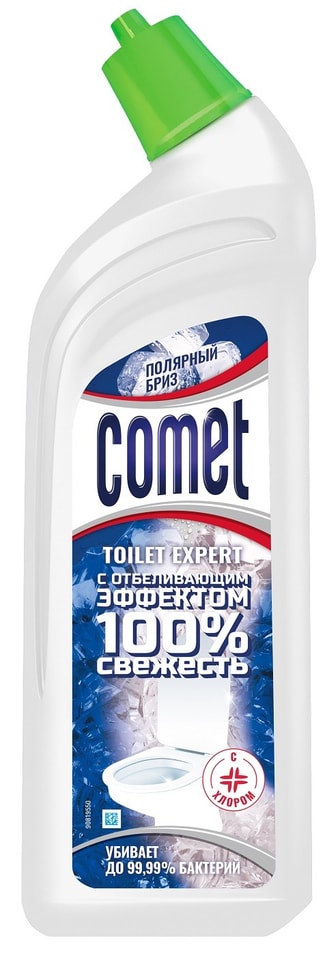 Гель чистящий Comet Полярный бриз для унитазов 700мл 204₽