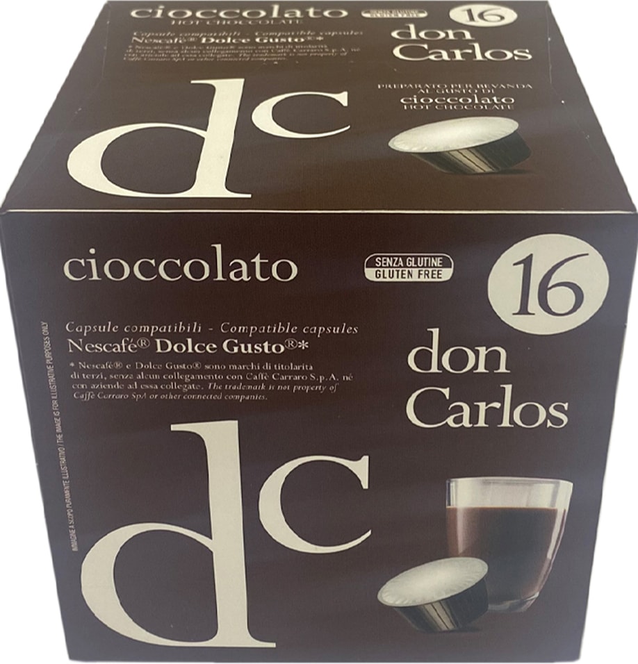 Кофе в капсулах Don Carlos Cioccolato 16шт
