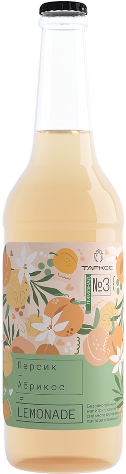Напиток Таркос Лимонад №3 Персик-Абрикос 450мл
